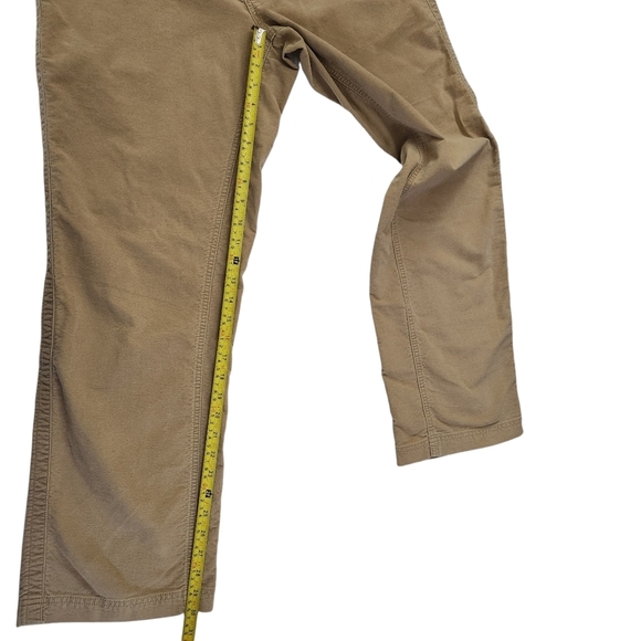 ROYAL ROBBINS brushed moleskin cotton pants men camel 34x32 - Picture 13 of 15